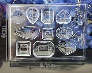 Clear Transparent DIY Silicone Resin Moulds Pendant Epoxy Casting Moulds - 23