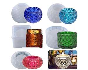 Storage Mould 1: Candle Jewelry Storage Moulds Set for DIY Craft and Resin Art