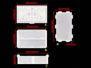 Jewelry Storage Moulds Set for DIY Craft and Resin Art - 03
