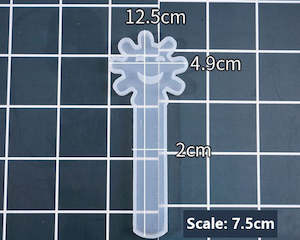Ruler Moulds: DIY Ruler Moulds Epoxy Resin Moulds Jewelry Making DIY Craft Tools - Flower Smiley Face Ruler