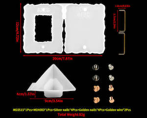 Set of Photo Frame Moulds Picture Moulds DIY Picture Frame Mould Silicone Mould &hellip;