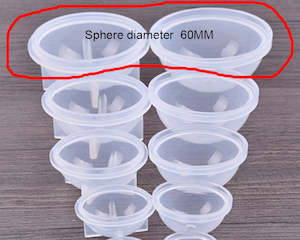 Sphere Silicone Resin Mould, Round Silicone Moulds, Epoxy Resin Ball Mould for R&hellip;