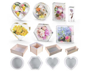 Tap Out Moulds: Jumbo Moulds Tap Out Moulds Floral Preservation, Specimens Making, Bookend Moulds