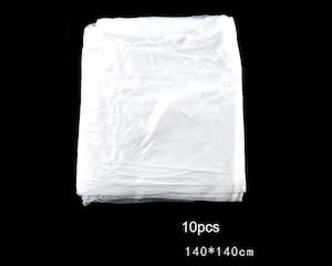 Protective Gear: Disposable Plastic Table Cover Pack of 10pcs