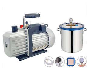 Degassing Vacuum Chamber: 7L Degassing Vacuum Chamber Pump Remove Air/Bubble From Resin And Silicone Systems