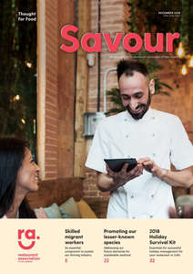 Products: Savour December 2018 magazine by the Restaurant Association