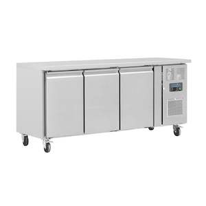 Under Bench Fridges: Polar U-Series 3 Door Counter Fridge 339Ltr