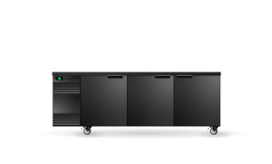 Skope: Skope BackBar 3 Solid Swing Door SlimLine Fridge