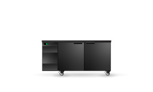 Skope: Skope BackBar 2 Solid Swing Door SlimLine Fridge