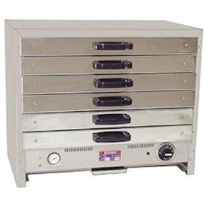 Pie Warmers And Hot Food Displays: Roband Pie Warmer 80DT Hammertone Finish for up to 80 Pies
