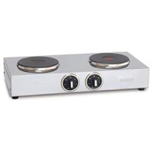 Commercial Gas Cooktop: Roband Boiling Hot Plate with Double Plates 2x 150mm Diameter