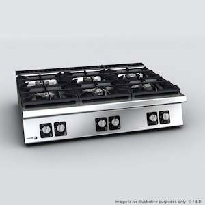 Commercial Gas Cooktop: Fagor Kore 900 Series Gas 6 Burner C-G960H