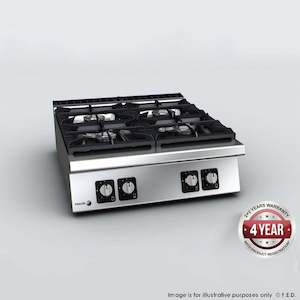 Commercial Gas Cooktop: Fagor Kore 900 Series Gas 4 Burner C-G940H
