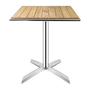 Best Seller: Bolero Ash Flip Top Square Bistro Table 600mm GK991