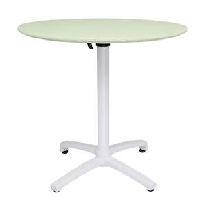 Cafe Tables: Bolero Folding PP Table 800mm - Mint Green