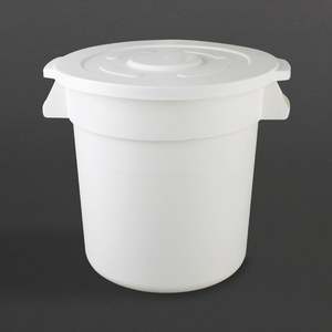 Vogue Polypropylene Round Container Bin White 76Ltr GG793