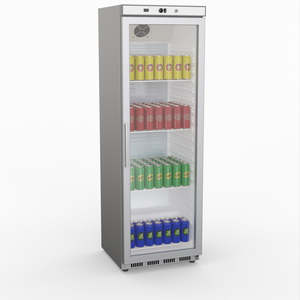 Thermaster Display Fridge With Glass Door HR400G S/S