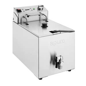 Apuro Single Tank Electric Fryer with Timer 8Ltr CU620-A