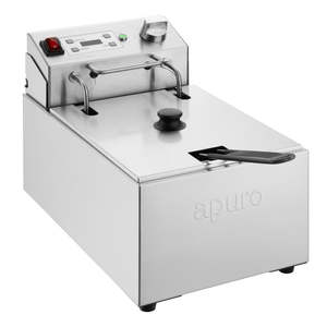 Benchtop Cooking: Apuro Single Electric Fryer with Timer 5Ltr CU622-A