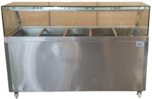 Thermaster: FED PG180FE-YG Heated Bain Marie Food Display - 777693