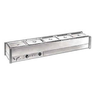 Roband Hot Bain-Marie BM16A fits 1 row x 6 1/2 size pans 6x 1/2 size 100mm pans &hellip;