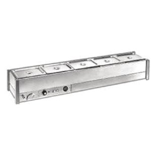 Roband Hot Bain-Marie BM14A fits 1 row x 4 1/2 size pans 4x 1/2 size 100mm pans &hellip;