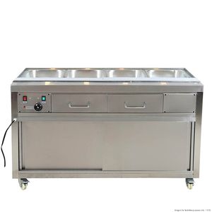 Thermaster Heated Bain Marie Food Display Without Glass Top PG150FG-B