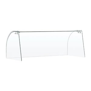 Curved Glass Sneeze Guard Assembly FT282