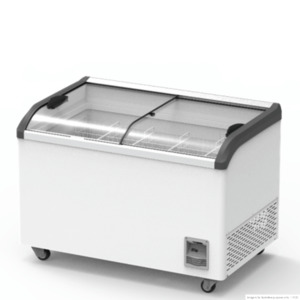 Thermaster: Thermaster Heavy Duty Supermarket Glass Sliding Lid Freezers 406L SD-406K