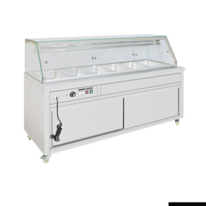 Thermaster: Thermaster Wet And Dry Bain Marie Display 6X1/1 GN Pans PG210FG-XG