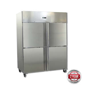 Thermaster GN1410TNM GRAND ULTRA Four 2/1 S/S Door Upright Fridge