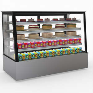 Cake Display Fridge: SLP860C Bonvue Deluxe Chilled Display Cabinet 1800x800x1350