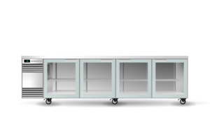 Skope BackBar 4 Glass Swing Door SlimLine Fridge - SL.4.GSW