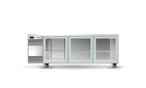 Skope BackBar 3 Glass Swing Door CounterLine Fridge - CL.3.GSW