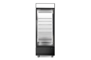 Skope BME400N-AC 1 Glass Door Display or Storage Fridge, Lit Sign - BME400N-AC