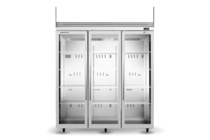 Skope Skope TMF1500N-AC 3 Glass Door Display or Storage Freezer Lit Sign 1396L - TMF1500N-AC