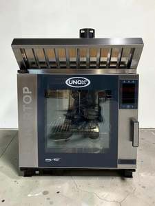 All: Unox BAKERTOP 6 Tray Electric Combi Oven with Steam Condenser - 889757