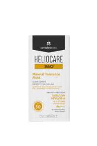 Products: Heliocare 360 Mineral Tolerance Fluid SPF 50 - Restore COSMED. Skin Clinic- Huapai, West Auckland