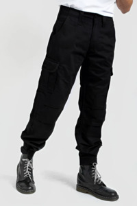 Products: Motorcycle Riding Cargo Pants - Black - C.E. AAA Rated