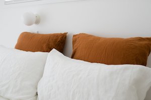Linen Pillowcases - Tobacco