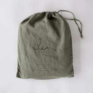 Linen Duvet Cover - Khaki