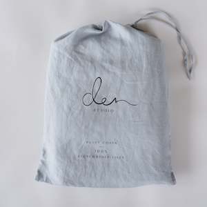 Linen Duvet Cover - Fog