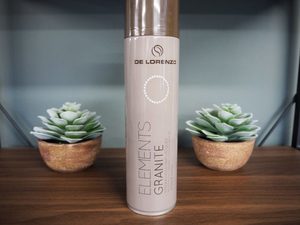 Products: De Lorenzo Granite Hair Lacquer 400g