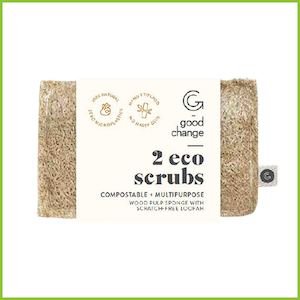 Home And Kitchen: Eco Scrubs - Kitchen Sponge & Scourer - 2 pack - Good Change Store