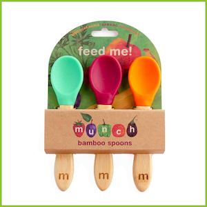 Home Amp Kitchen Kids Amp Baby: Baby Spoons - Soft Silicone Feeding & Weaning Spoons - Munch
