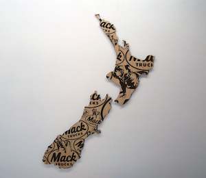 Mack NZ Wood Print