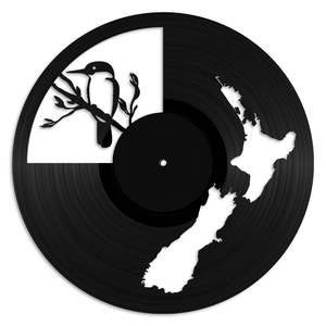 NZ Map & Kingfisher