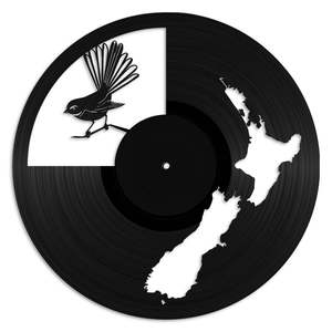 NZ Map & Fantail