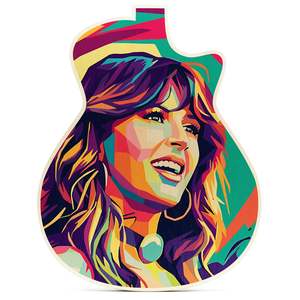 Onwood Laser Cut Wood Prints: Ella Langley · Guitar Wall Art