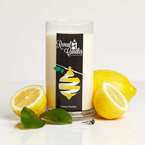 Lemon Sorbet Ring Candle